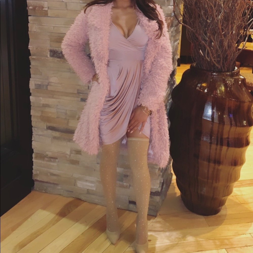 THIGH HIGH DIAMANTÉ MESH BOOTS